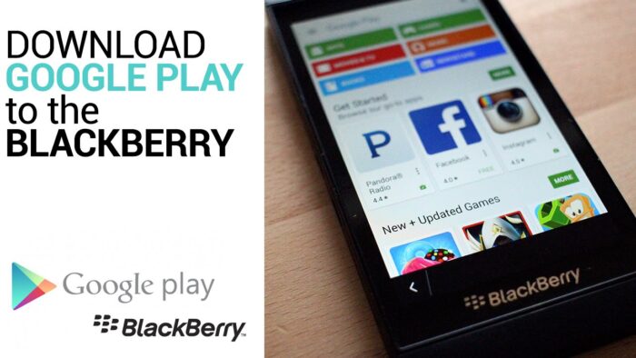 download google play for blackberry z10
